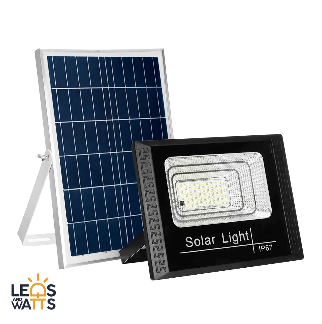 Foco Led Solar Potentes Luminarias Solares Focos Panel 200w